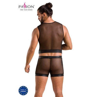 PASSION 053 CONJUNTO WILLIAM BLACK S/M - D-233320 - Dona Pimenta