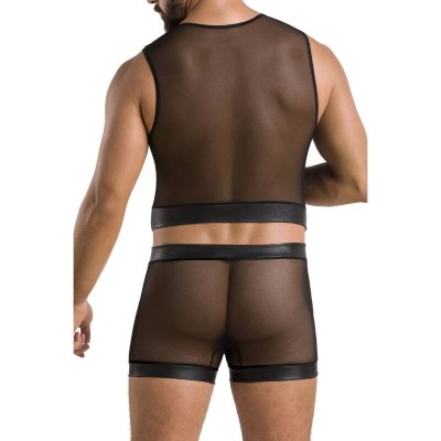 PASSION 053 CONJUNTO WILLIAM BLACK S/M - D-233320 - Dona Pimenta