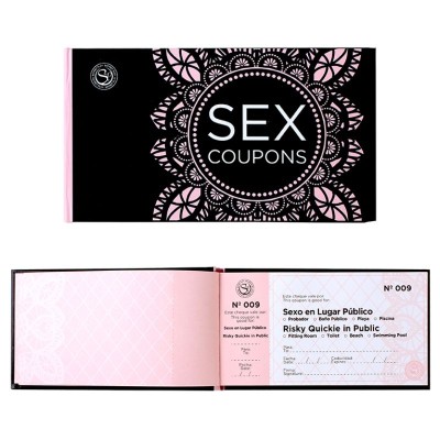 SECREPLAY SEX COUPONS VALES DE CANJE SENSUALES (ES/EN) - D-222214 - Dona Pimenta