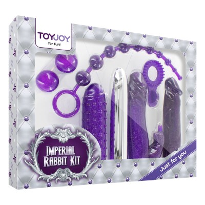 KIT DE COELHO TOYJOY IMPERIAL - ROXO - D-233149 - Dona Pimenta