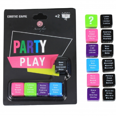 SECRETPLAY JUEGO PARTY PLAY 5 DADOS (ES/PT/EN/FR) - D-215173 - Dona Pimenta