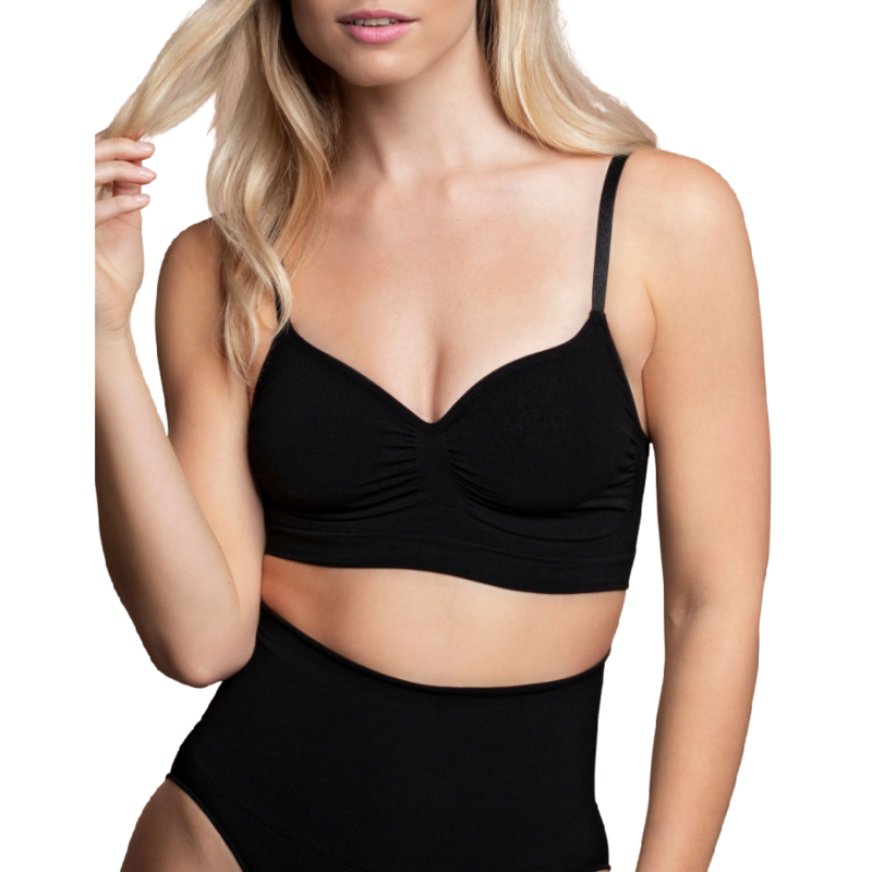 BYE BRA SEAMLESS BRA MEDIUM CONTROL - BLACK S - D-227901 - Dona Pimenta