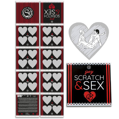 JOGO SECRETPLAY SCRATCH & SEX GAY COUPLES (ES/EN/FR/PT/DE) - D-221861 - Dona Pimenta