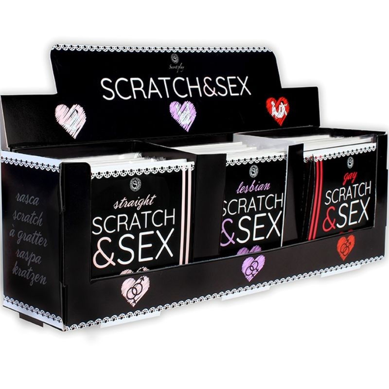 SECRETPLAY DISPLAY + POSTURAS SCRATCH & SEX ES/EN/FR/PT/DE - D-221863 - Dona Pimenta