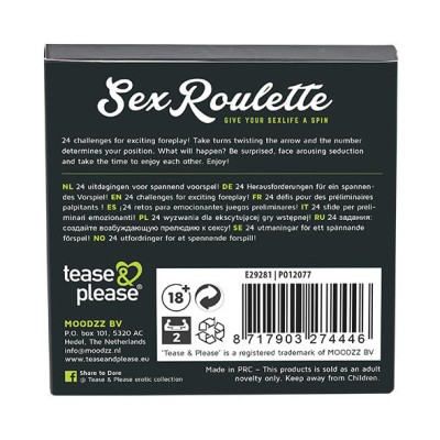 SEX ROLETTE FOREPLAY (NL-DE-EN-FR-ES-IT-PL-RU-SE-NO) - D-222109 - Dona Pimenta