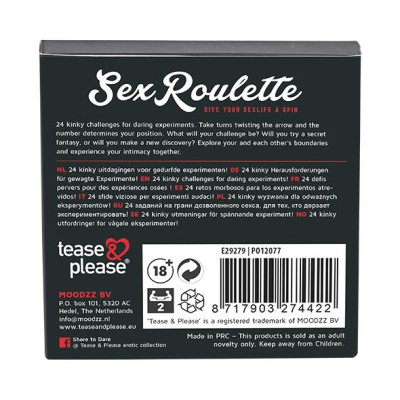 SEX ROULETTE KINKY (NL-DE-EN-FR-ES-IT-PL-RU-SE-NO) - D-222110 - Dona Pimenta