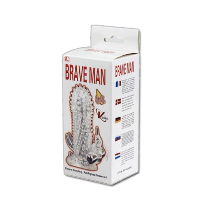 LY - BAILE BRAVE MAN VIBRATOR PENIS EXTENSION - D-199980 - Dona Pimenta