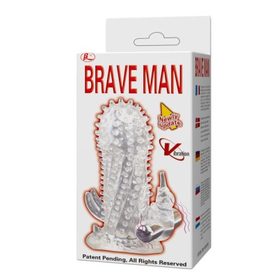 LY - BAILE BRAVE MAN VIBRATOR PENIS EXTENSION - D-199980 - Dona Pimenta