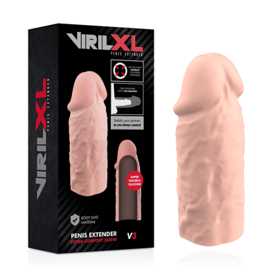 VIRILXL&trade; - EXTENSÃO DE PÊNIS NATURAL DE SILICONE LÍQUIDO V3 - D-227245 - Dona Pimenta