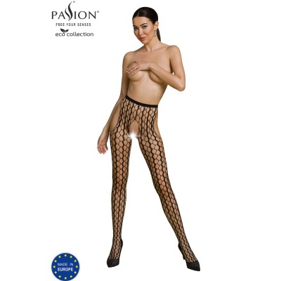 PAIXÃO - COLEÇÃO ECO BODYSTOCKING ECO S007 PRETO - D-236142 - Dona Pimenta