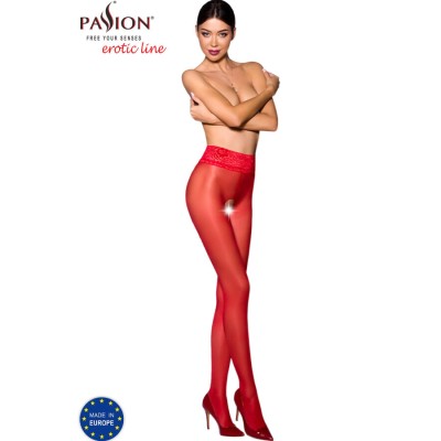 PASSION - TIOPEN 008 MEDIAS BLANCO 1/2 (30 DEN) - D-236229 - Dona Pimenta