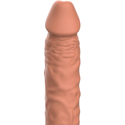 VIRILXL&trade; - EXTENSÃO DE PÊNIS DE SILICONE LÍQUIDO V5 MARROM - D-227248 - Dona Pimenta