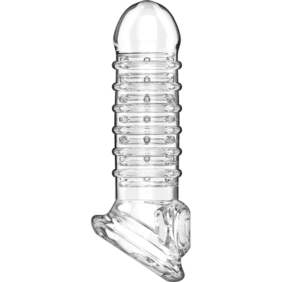 VIRILXL&trade; - EXTENSÃO DO PÊNIS E BAINHA V15 TRANSPARENTE - D-227275 - Dona Pimenta