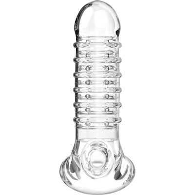 VIRILXL&trade; - EXTENSÃO DO PÊNIS E BAINHA V15 TRANSPARENTE - D-227275 - Dona Pimenta