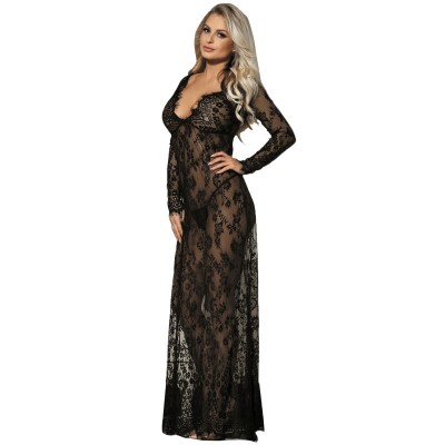 SUBBLIME LONG SLEEVE LONG DRESS S / M - D-220668 - Dona Pimenta