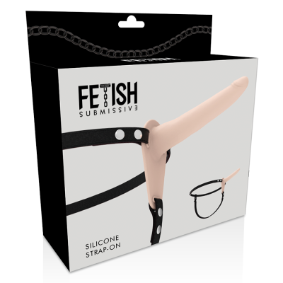 FETISH SUBMISSIVE ARNÉS SILICONA FLESH 15CM - D-221272 - Dona Pimenta