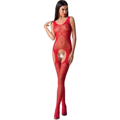 PASSION WOMAN BS061 BODYSTOCKING BLACK ONE SIZE - D-222315 - Dona Pimenta