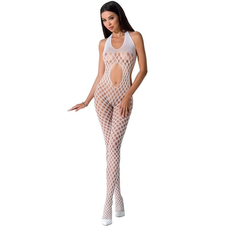 PASSION WOMAN BS065 BODYSTOCKING BLACK ONE SIZE - D-222321 - Dona Pimenta