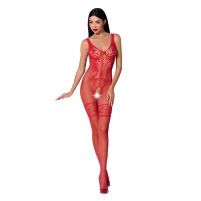 PASSION WOMAN BS069 BODYSTOCKING - BLACK ONE SIZE - D-222333 - Dona Pimenta