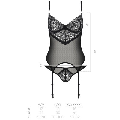 PAIXÃO ZINNIA CORSET ECO COLLECTION S / M - D-229481 - Dona Pimenta