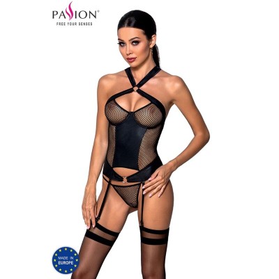 PAIXÃO AMANDA CORSET ECO COURO S / M - D-229653 - Dona Pimenta