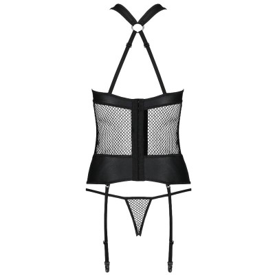 PAIXÃO AMANDA CORSET ECO COURO S / M - D-229653 - Dona Pimenta