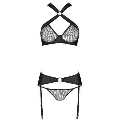 PASSION AMANDA SET ECO COURO S / M - D-229655 - Dona Pimenta