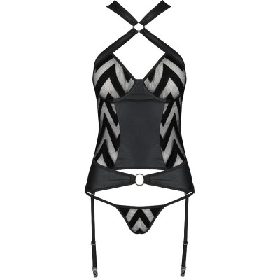 PAIXÃO HIMA CORSET ECO COURO S / M - D-229659 - Dona Pimenta