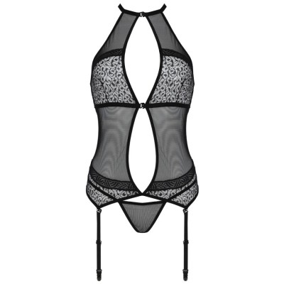 PAIXÃO - SATARA CORSET LINHA ERÓTICA PRETO S/M - D-236281 - Dona Pimenta