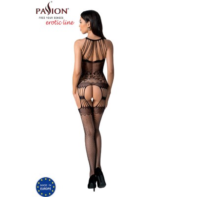 PAIXÃO - BS095 BODYSTOCKING PRETO TAMANHO ÚNICO - D-236355 - Dona Pimenta