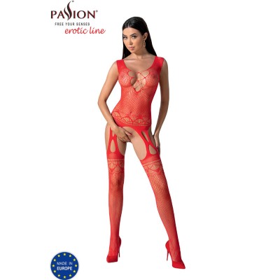 PASSION - BS099 BODYSTOCKING PRETO TAMANHO ÚNICO - D-236367 - Dona Pimenta