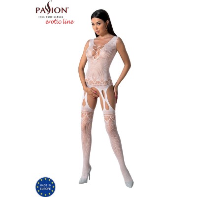 PASSION - BS099 BODYSTOCKING PRETO TAMANHO ÚNICO - D-236367 - Dona Pimenta