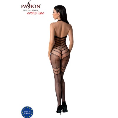 PASSION - BS100 BODYSTOCKING PRETO TAMANHO ÚNICO - D-236370 - Dona Pimenta