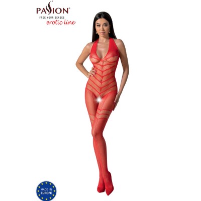 PASSION - BS100 BODYSTOCKING PRETO TAMANHO ÚNICO - D-236370 - Dona Pimenta