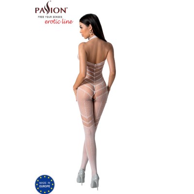 PASSION - BS100 BODYSTOCKING PRETO TAMANHO ÚNICO - D-236370 - Dona Pimenta