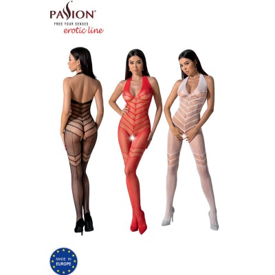 PASSION - BS100 BODYSTOCKING PRETO TAMANHO ÚNICO - D-236370 - Dona Pimenta