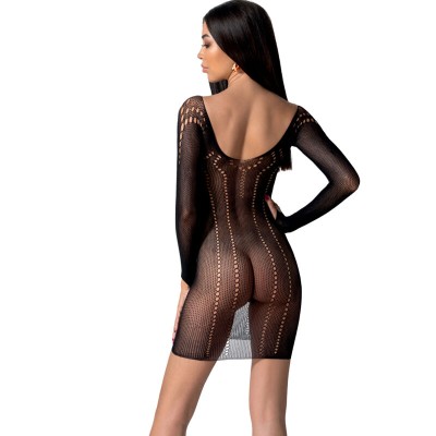 PASSION - BS101 BODYSTOCKING PRETO TAMANHO ÚNICO - D-236373 - Dona Pimenta