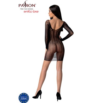 PASSION - BS101 BODYSTOCKING PRETO TAMANHO ÚNICO - D-236373 - Dona Pimenta