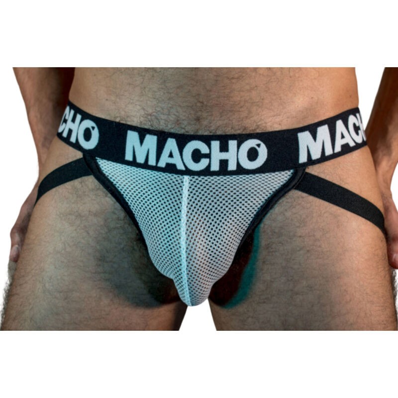 MACHO - MX26X1 JOCK NET BRANCO S - D-236857 - Dona Pimenta