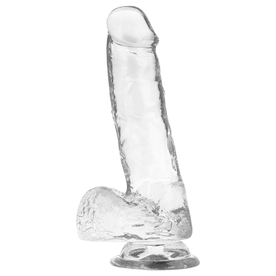 XRAY ARNÉS + DILDO REALISTA TRANSPARENTE 18.5CM X 3.8CM - D-227442 - Dona Pimenta