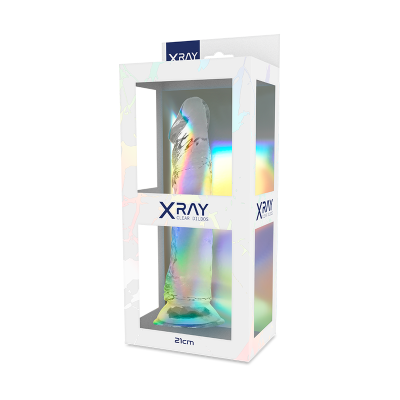 XRAY ARNES + DILDO TRANSPARENTE 21CM X 4CM - D-227449 - Dona Pimenta