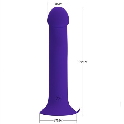 PRETTY LOVE - DILDO VIBRATÓRIO MURRAY YOUTH E VIOLETA RECARREGVEL - D-237023 - Dona Pimenta