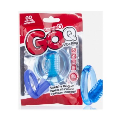 SCREAMING O - GO Q VIBE ANEL VIBRADOR TRANSPARENTE - D-236906 - Dona Pimenta