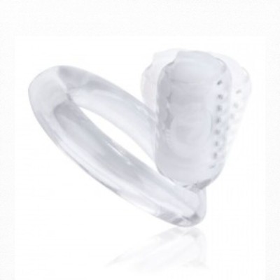 SCREAMING O - GO Q VIBE ANEL VIBRADOR TRANSPARENTE - D-236906 - Dona Pimenta