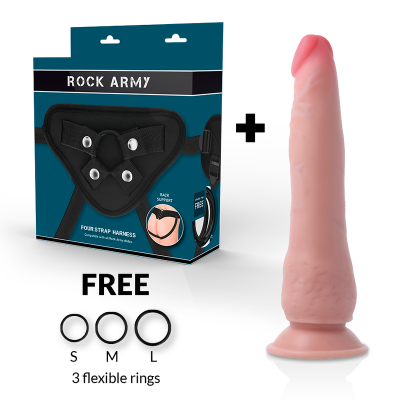 ROCKARMY - ARNÊS + CRUZADO DUPLA DENSIDADE 21,5 CM - D-227454 - Dona Pimenta