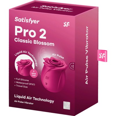 SATISFYER - AIR PULSE VIBRADOR PRO 2 CLASSIC BLOSSOM - D-236964 - Dona Pimenta