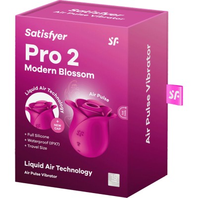 SATISFYER - AIR PULSE PRO 2 MODERN BLOSSOM VIBRADOR - D-236965 - Dona Pimenta