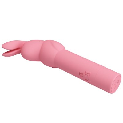 PRETTY LOVE - VIBRADOR DE SILICONE COELHO ROSA GERARDO - D-236967 - Dona Pimenta