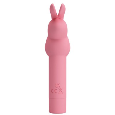 PRETTY LOVE - VIBRADOR DE SILICONE COELHO ROSA GERARDO - D-236967 - Dona Pimenta