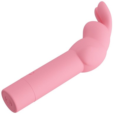 PRETTY LOVE - VIBRADOR DE SILICONE COELHO ROSA GERARDO - D-236967 - Dona Pimenta